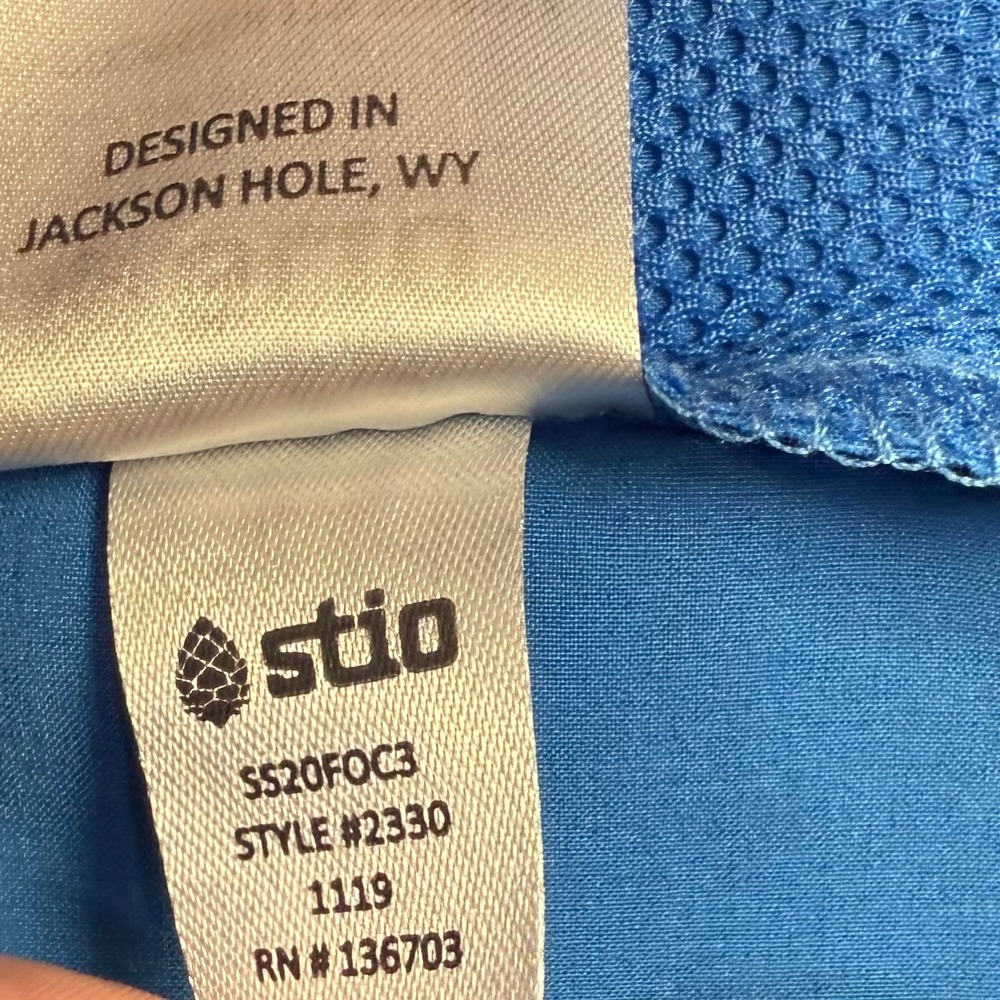 Stio CFS Board Shorts Mens 36 Blue Stretch Quick Dry Hiking Swim 2330 - Picture 7 of 7